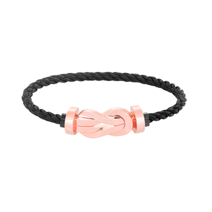 [⭐Novea]CHANCE LARGE 8 FIGURE BUCKLE NO DIAMOND BRACELET ROSE GOLD