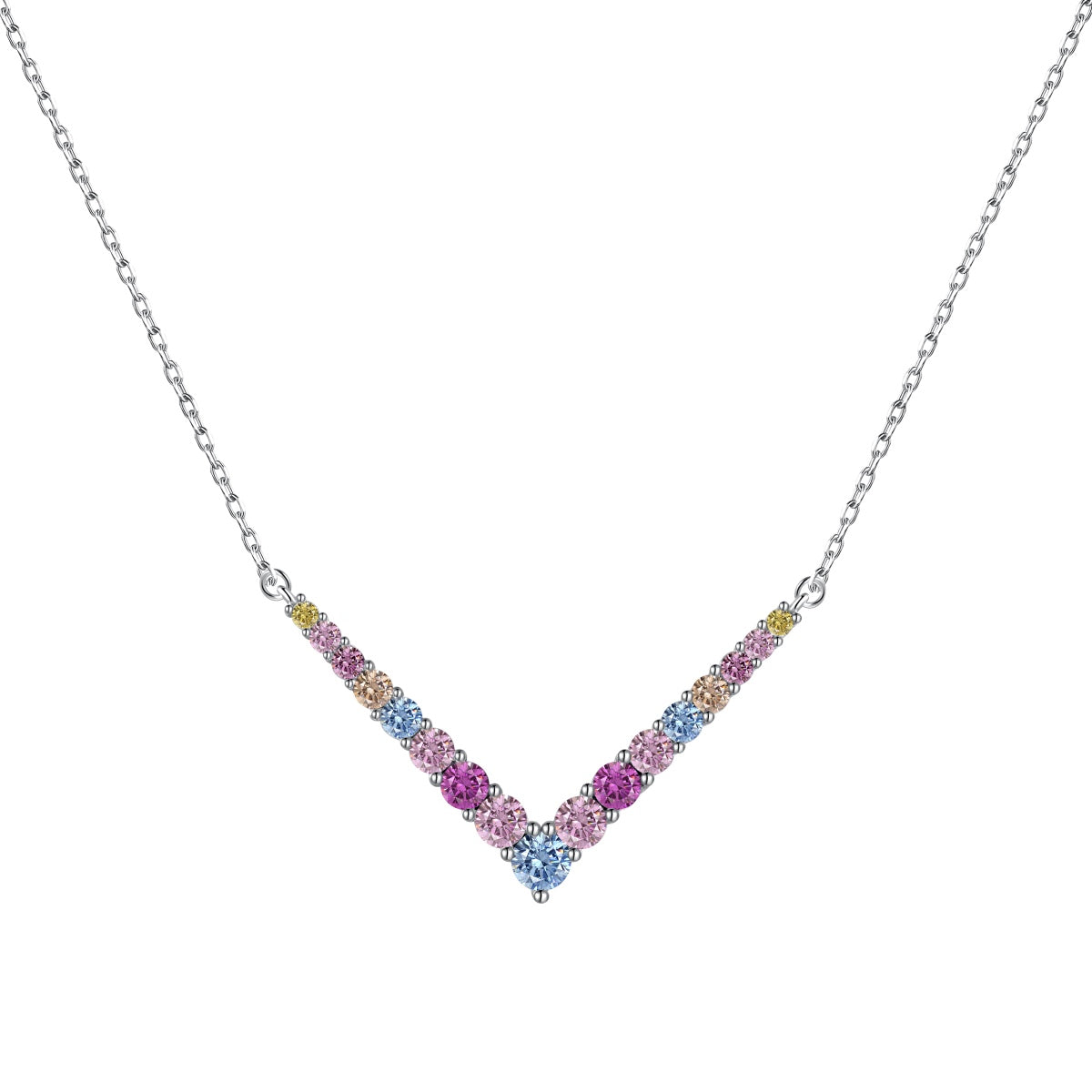 [Lucky Jewelry]Ornate Round Cut Necklace