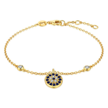[Lucky Jewelry]Devil's Eye Round Shape Bracelet
