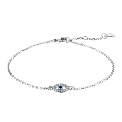 [Lucky Jewelry]Evil Eye Shape Necklace