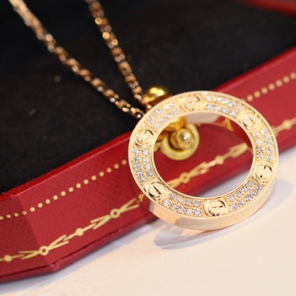 [⭐Novea]LOVE NECKLACE ADJUSTABLE ROSE GOLD