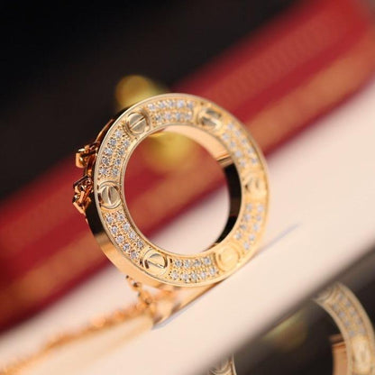 [⭐Novea]LOVE NECKLACE ADJUSTABLE ROSE GOLD