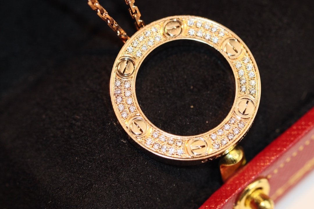 [⭐Novea]LOVE NECKLACE ADJUSTABLE ROSE GOLD