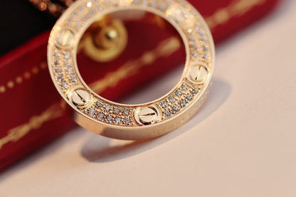 [⭐Novea]LOVE NECKLACE ADJUSTABLE ROSE GOLD