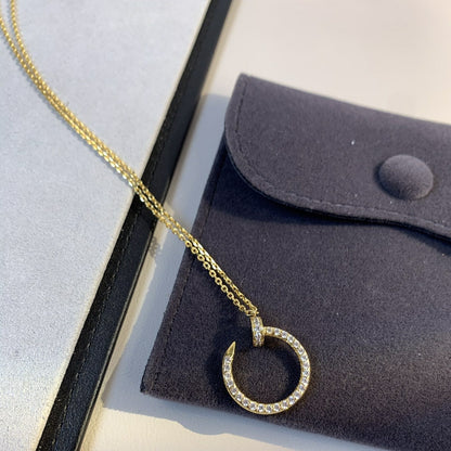 [⭐Novea]JUSTE NECKLACE GOLD DIAMONDS