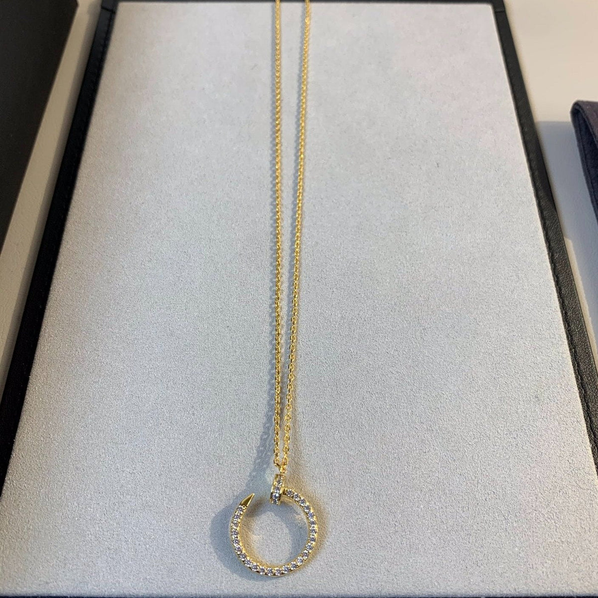 [⭐Novea]JUSTE NECKLACE GOLD DIAMONDS
