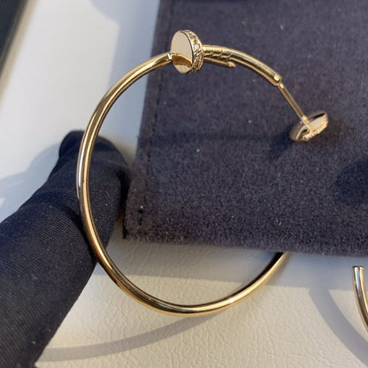 [⭐Novea]JUSTE EARRINGS GOLD DIAMONDS 1.8MM