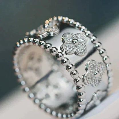 [⭐Novea]CLOVER KALEIDOSCOPE RING 10MM