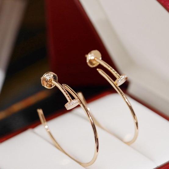 [⭐Novea]JUSTE EARRINGS DIAMONDS 1.8MM