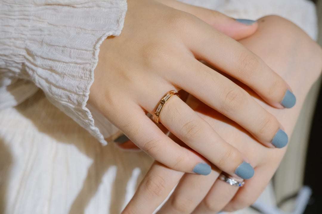 [⭐Novea]LOVE RING 2.65MM DIAMOND
