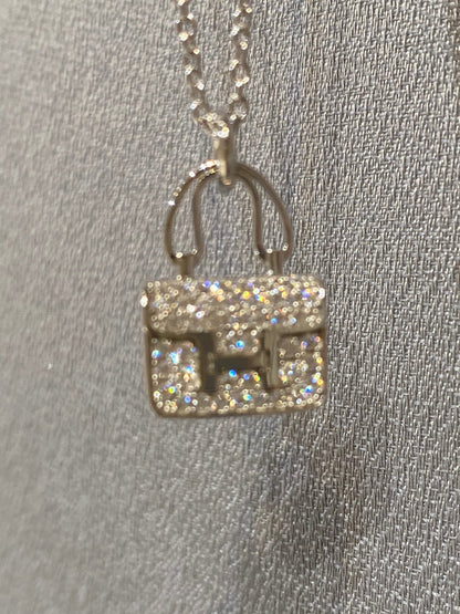 [⭐Novea]CONSTANCE PEDANT DIAMOND NECKLACE