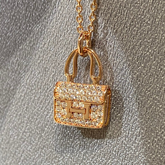 [⭐Novea]CONSTANCE PEDANT DIAMOND NECKLACE