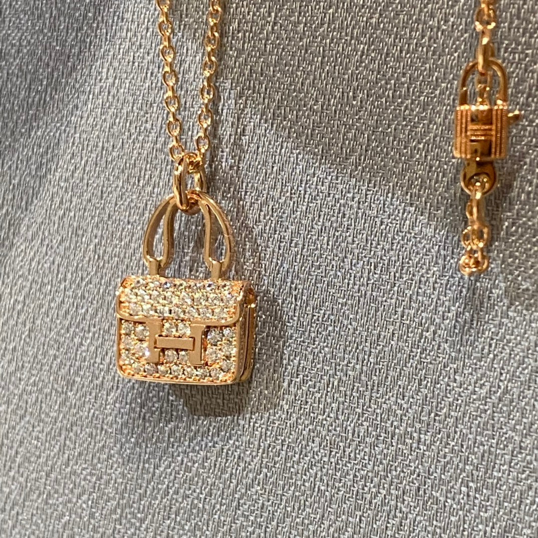 [⭐Novea]CONSTANCE PEDANT DIAMOND NECKLACE