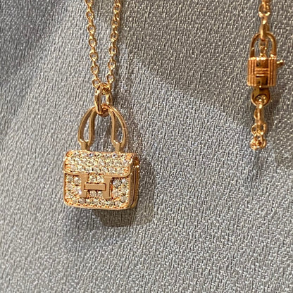 [⭐Novea]CONSTANCE PEDANT DIAMOND NECKLACE