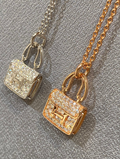 [⭐Novea]CONSTANCE PEDANT DIAMOND NECKLACE
