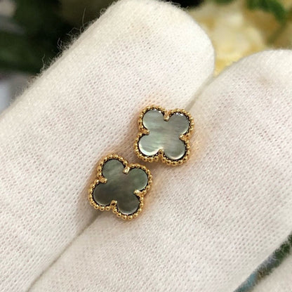 [⭐Novea]CLOVER MINI GOLD EARRINGS