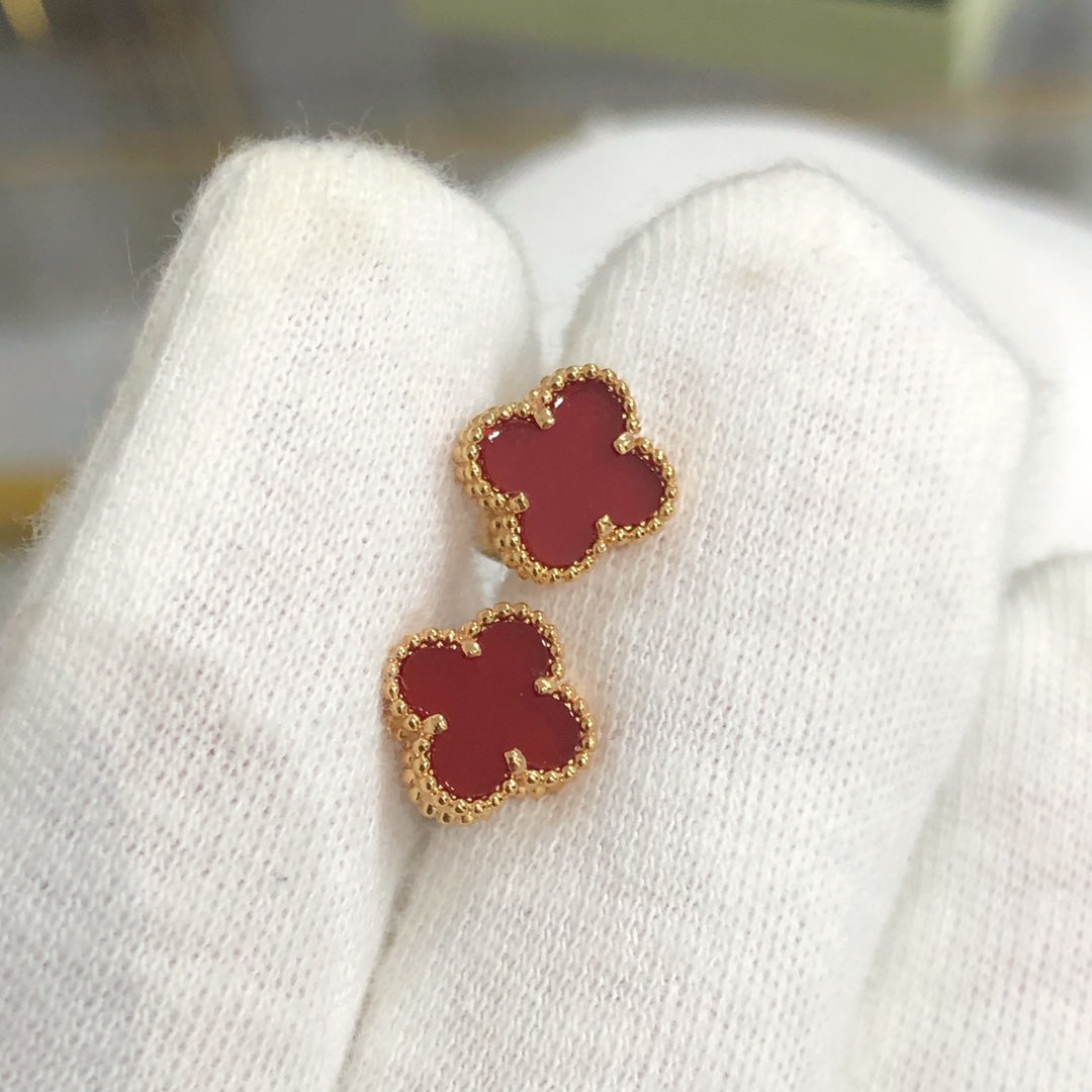 [⭐Novea]CLOVER MINI GOLD EARRINGS