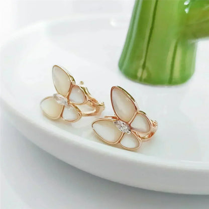 [⭐Novea]BUTTERFLY MOP DIAMOND EARRINGS