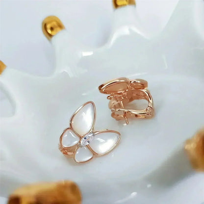 [⭐Novea]BUTTERFLY MOP DIAMOND EARRINGS