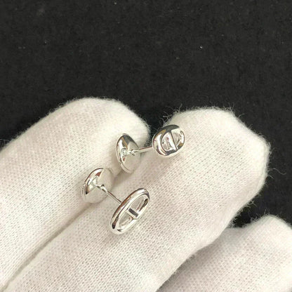 [⭐Novea]CHAINE SMALL EARRINGS GOLD AND SILVER