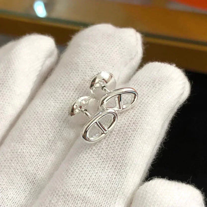 [⭐Novea]CHAINE SMALL EARRINGS GOLD AND SILVER