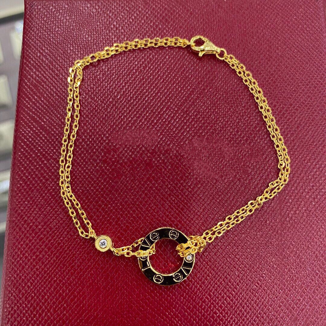 [⭐Novea]LOVE BRACELET 2 DIAMOND