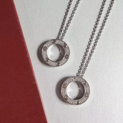 [⭐Novea]LOVE NECKLACE ADJUSTABLE SILVER