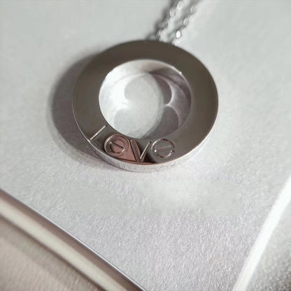 [⭐Novea]LOVE NECKLACE ADJUSTABLE SILVER