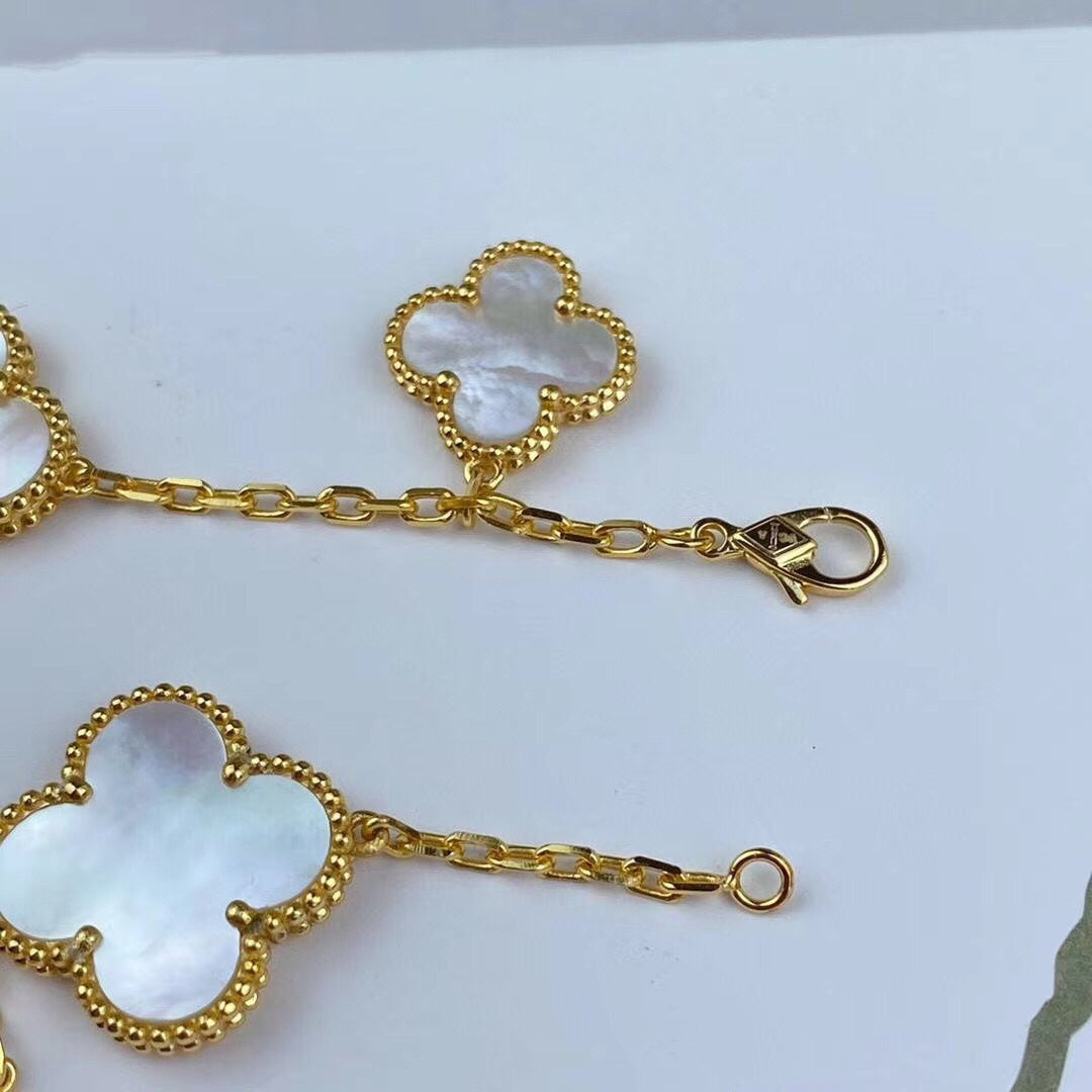 [⭐Novea]MAGIC CLOVER MOP GOLD BRACELET 5 MOTIFS