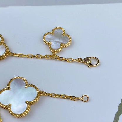 [⭐Novea]MAGIC CLOVER MOP GOLD BRACELET 5 MOTIFS