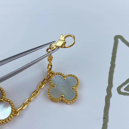 [⭐Novea]MAGIC CLOVER MOP GOLD BRACELET 5 MOTIFS
