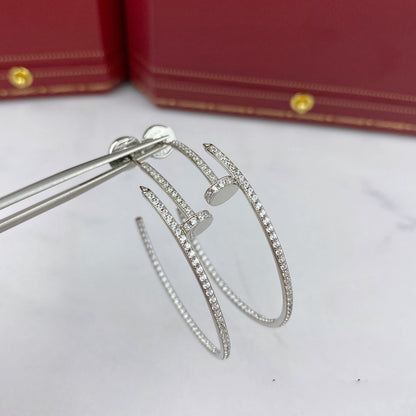 [⭐Novea]JUSTE EARRINGS FULL DIAMONDS 1.8MM