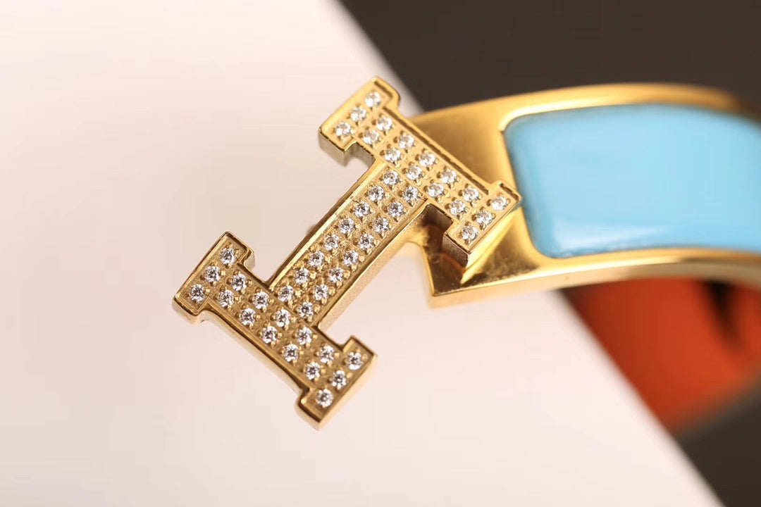 [⭐Novea]H CLOUD BLUE BRACELET GOLD DIAMOND