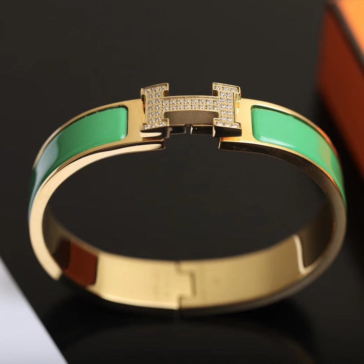 [⭐Novea]H BRACELET GOLD DIAMOND