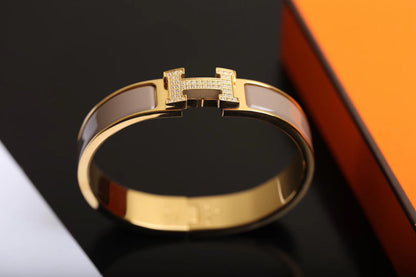 [⭐Novea]H BRACELET GOLD DIAMOND