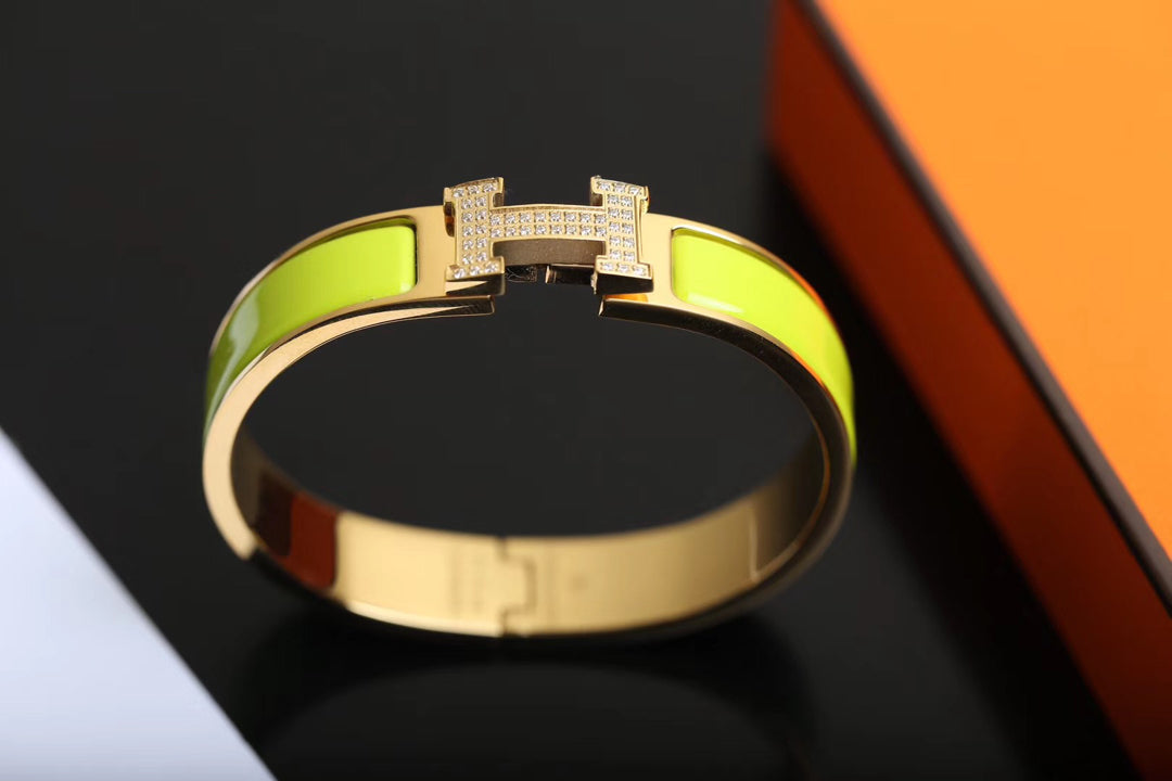[⭐Novea]H BRACELET GOLD DIAMOND