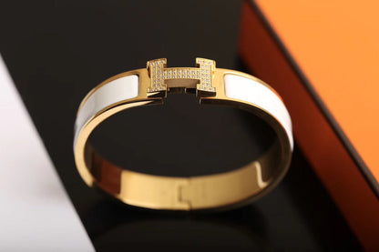 [⭐Novea]H BRACELET GOLD DIAMOND