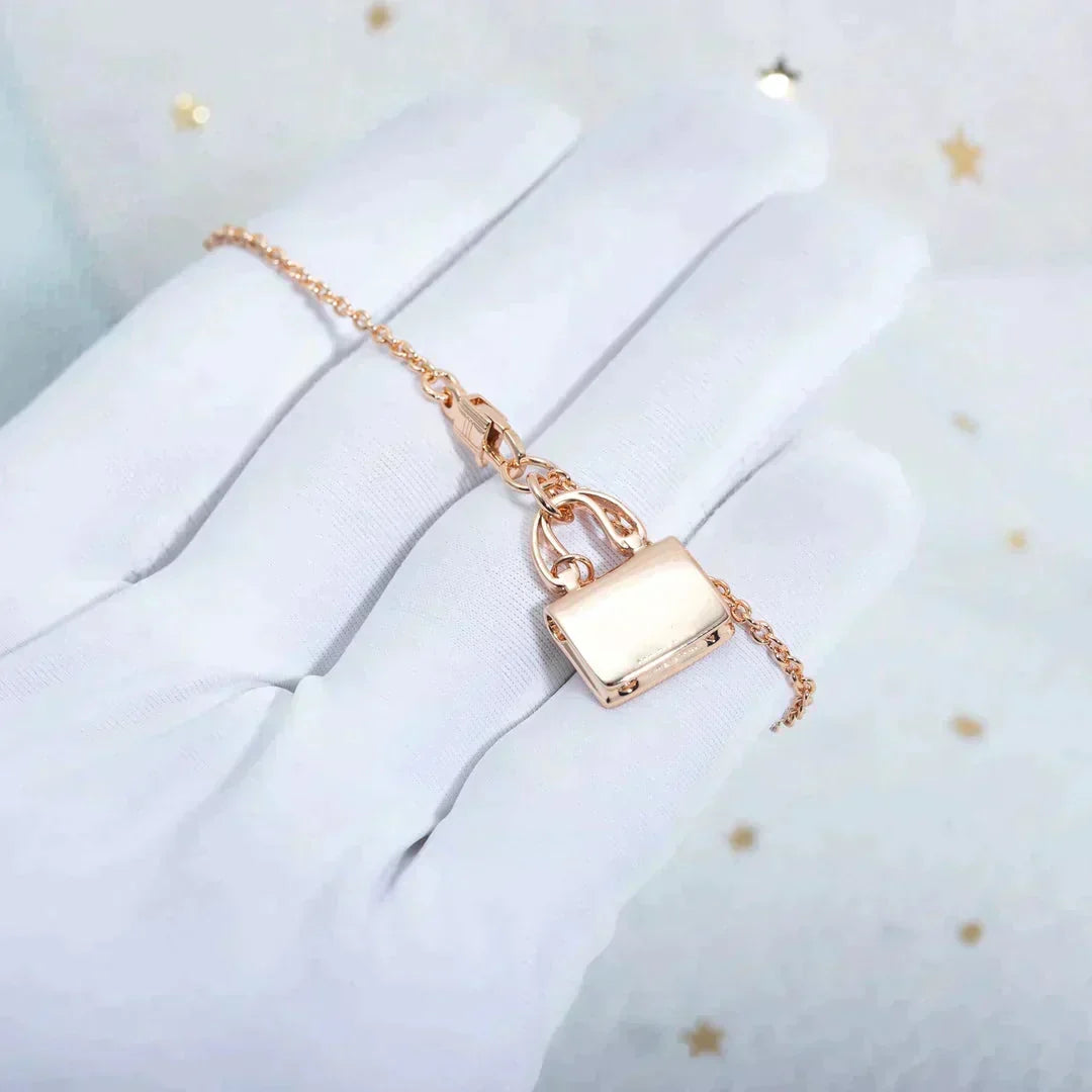 [⭐Novea]AMULETTE PEDANT ROSE GOLD NECKLACE