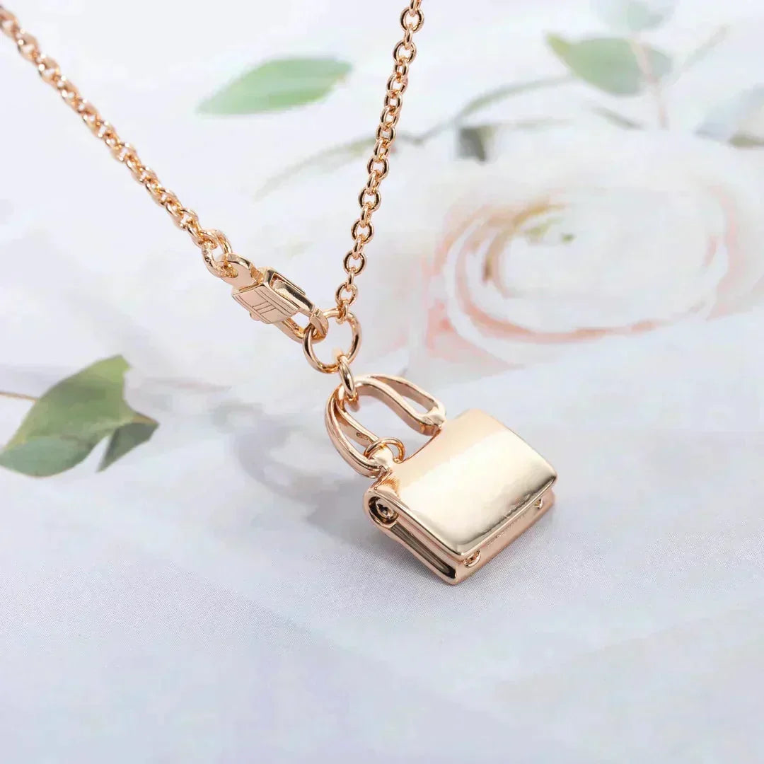 [⭐Novea]AMULETTE PEDANT ROSE GOLD NECKLACE