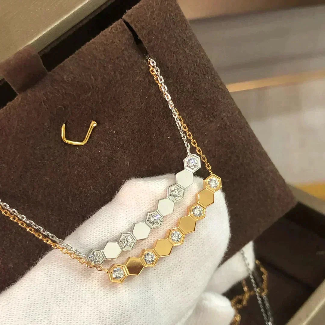 [⭐Novea]BEE LOVE NECKLACE DIAMOND