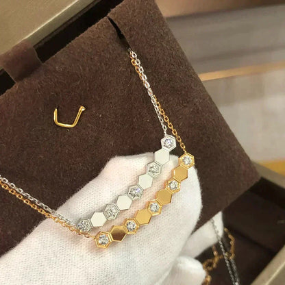 [⭐Novea]BEE LOVE NECKLACE DIAMOND