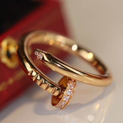 [⭐Novea]JUSTE RING 2.65MM GOLD DIAMOND