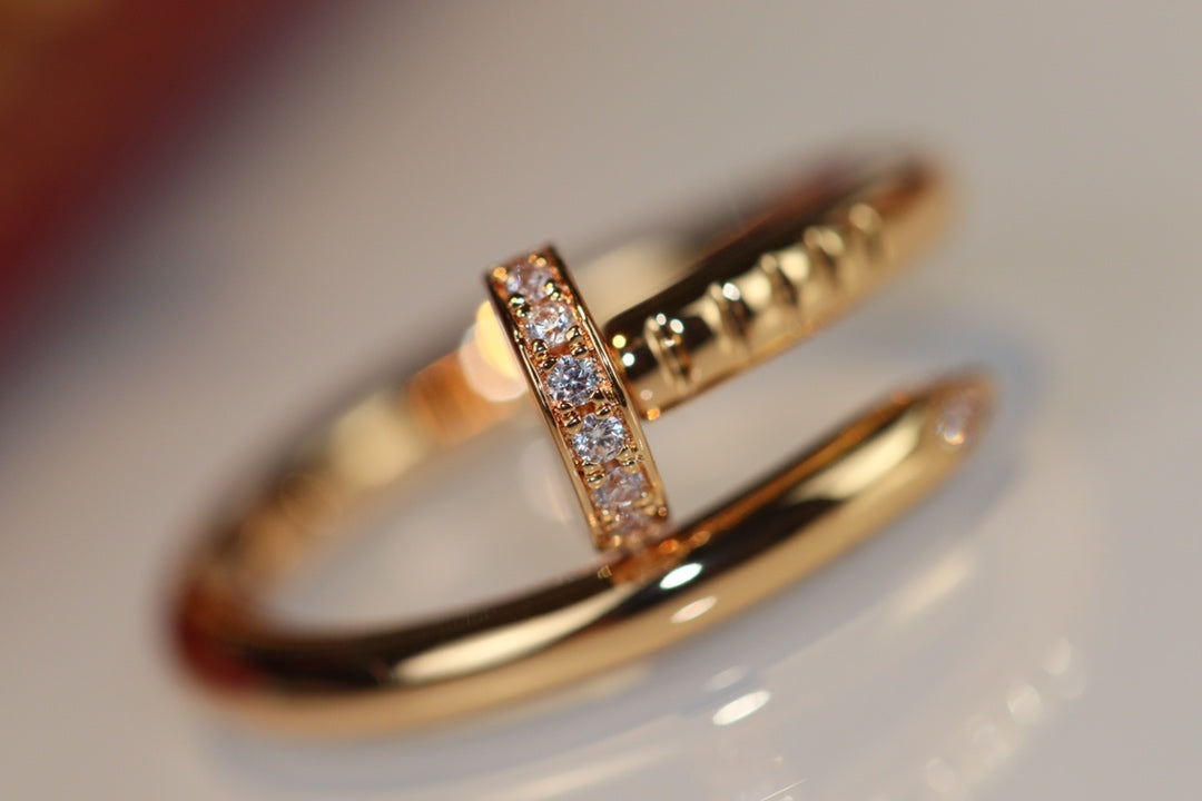 [⭐Novea]JUSTE RING 2.65MM GOLD DIAMOND