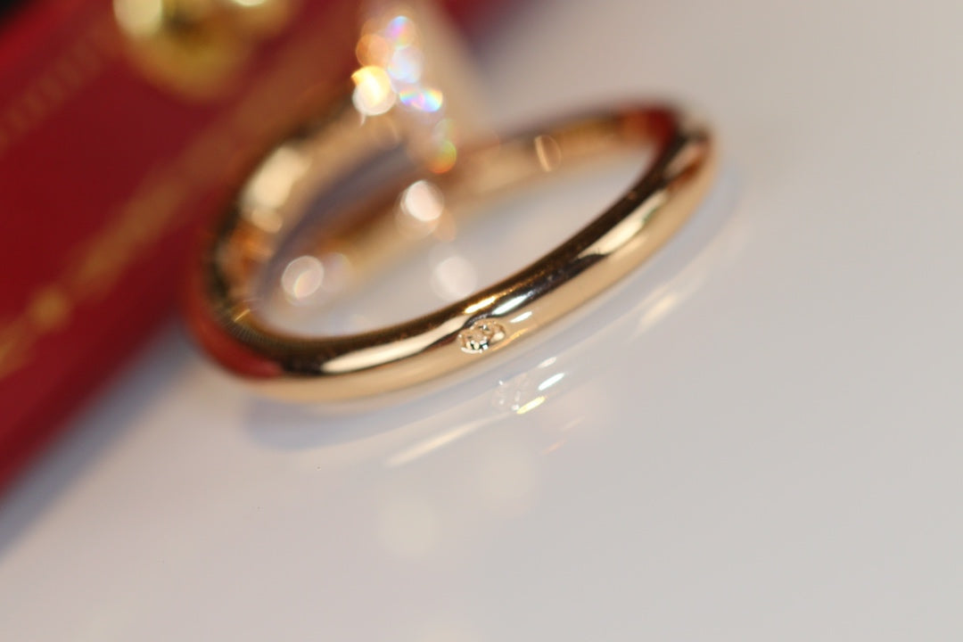 [⭐Novea]JUSTE RING 2.65MM GOLD DIAMOND