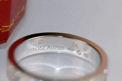 [⭐Novea]LOVE RING 3.6MM DIAMOND PAVED