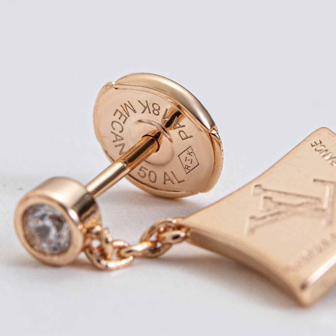 [⭐Novea]STAR DIAMONDS EARRINGS GOLD