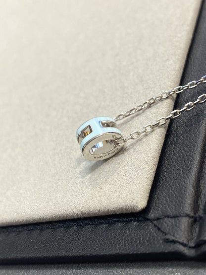 [⭐Novea]POP H LIGHT BLUE NECKLACE