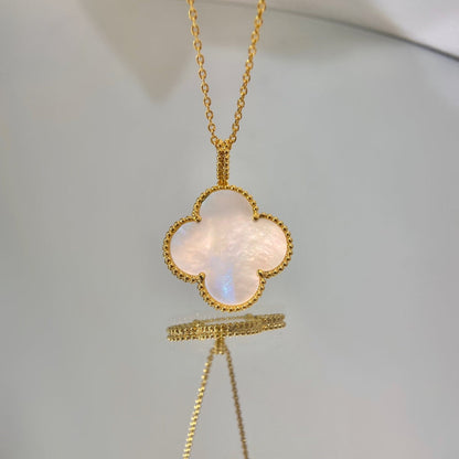 [⭐Novea]CLOVER 25MM MOP LARGE PENDANT NECKLACE