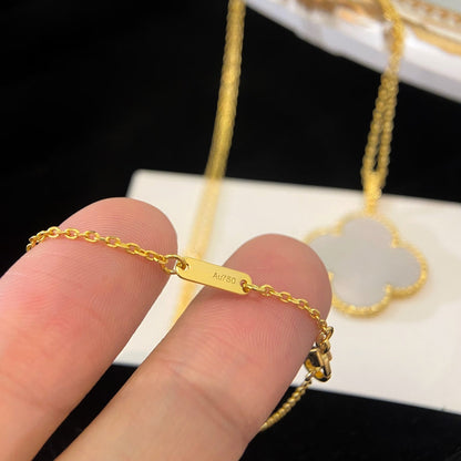 [⭐Novea]CLOVER 25MM MOP LARGE PENDANT NECKLACE