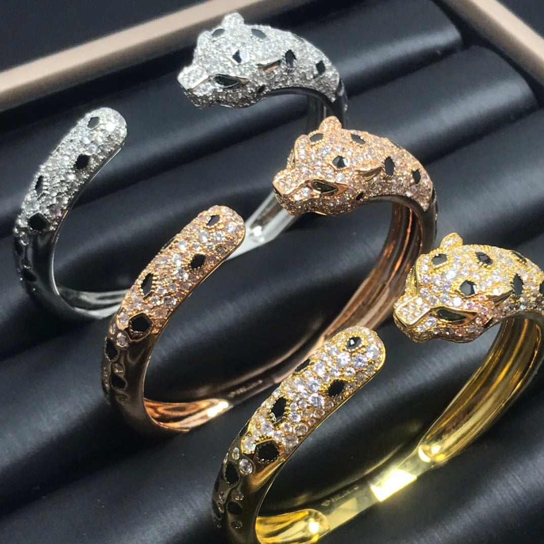 [⭐Novea]PANTHERE BIG BRACELET DIAMONDS